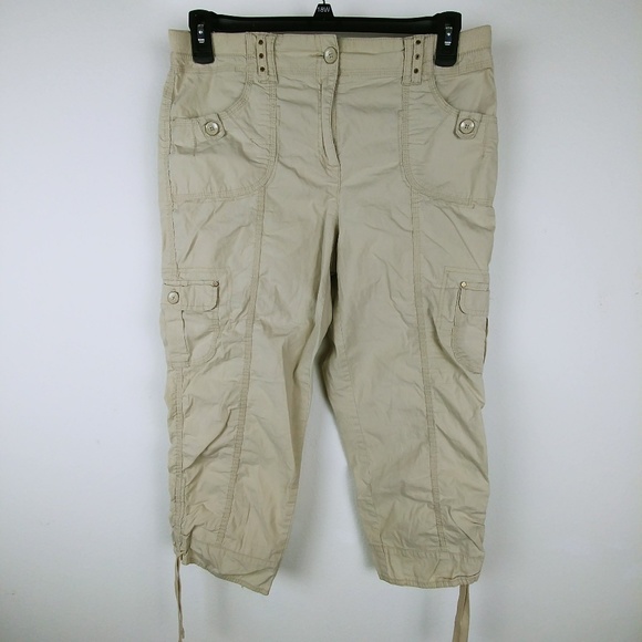 Cargo capris with leg ties Clearance